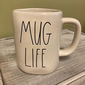 Rae Dunn "MUG LIFE" Pre Owned Mug